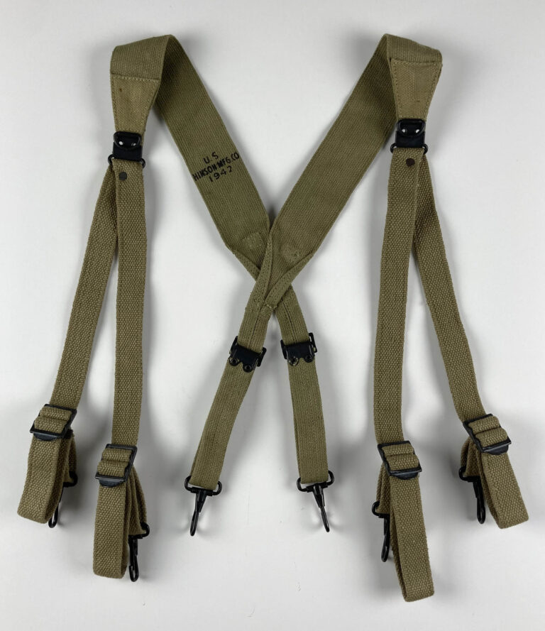 Mint U.S. M-1936 Combat Suspenders – (1942 Dated by Hinson)