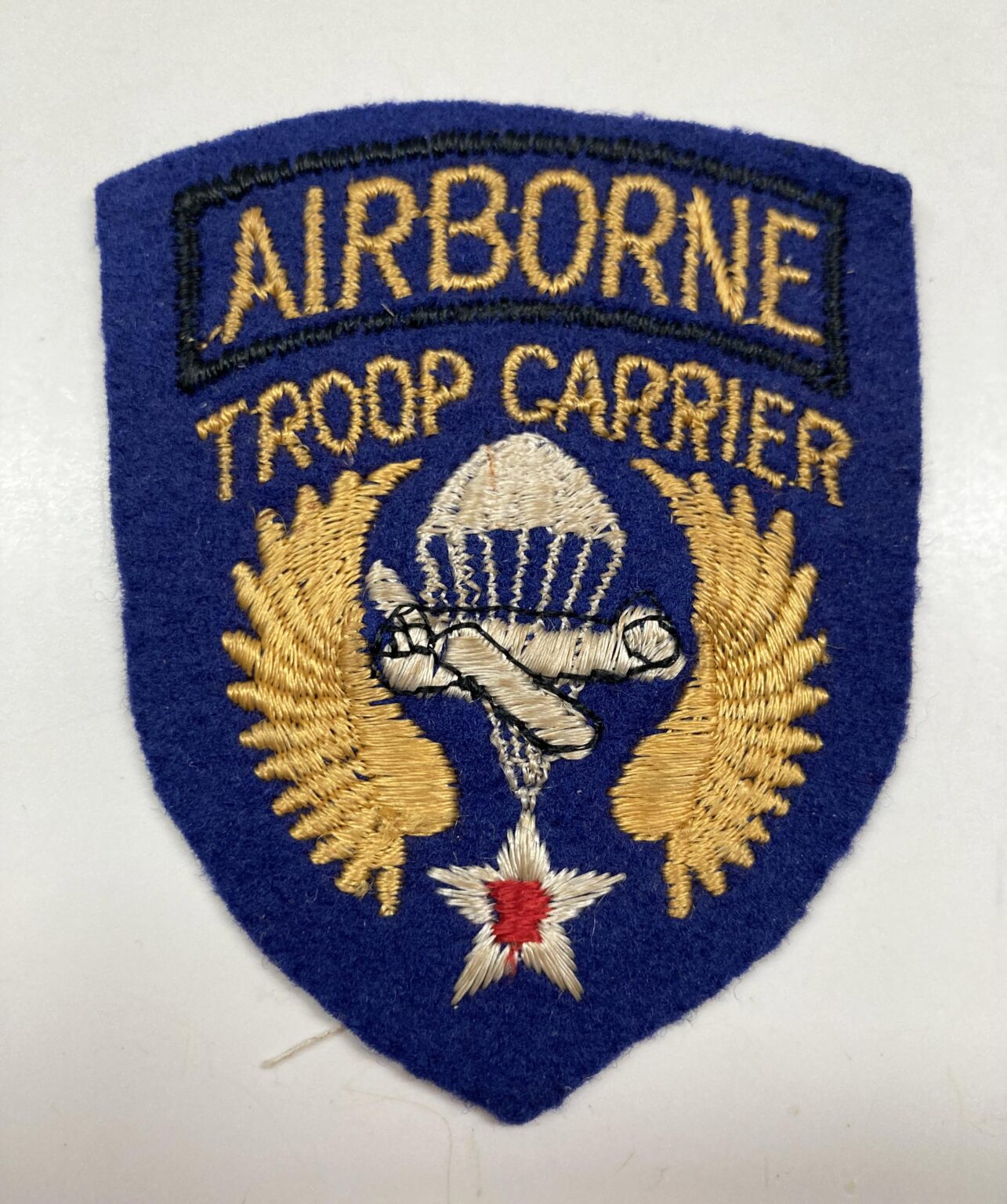 WWII U.S Army Airborne Troop Carrier Patch – British Made