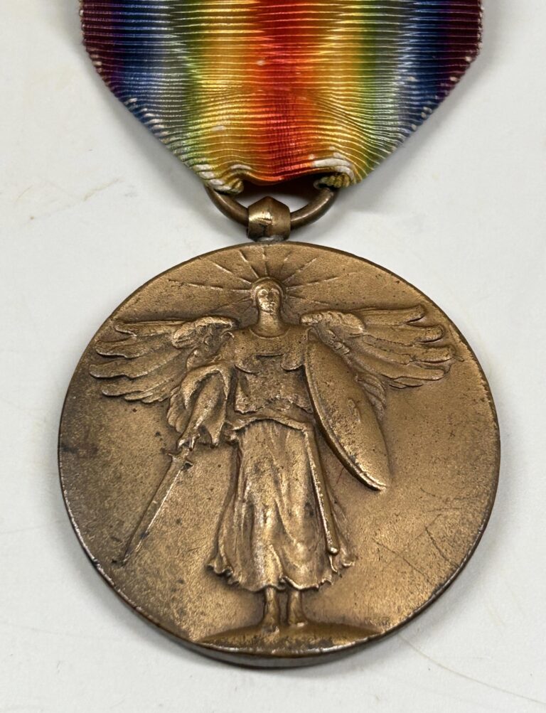 WWI U.S Victory Medal With Campaign 4 Clasps