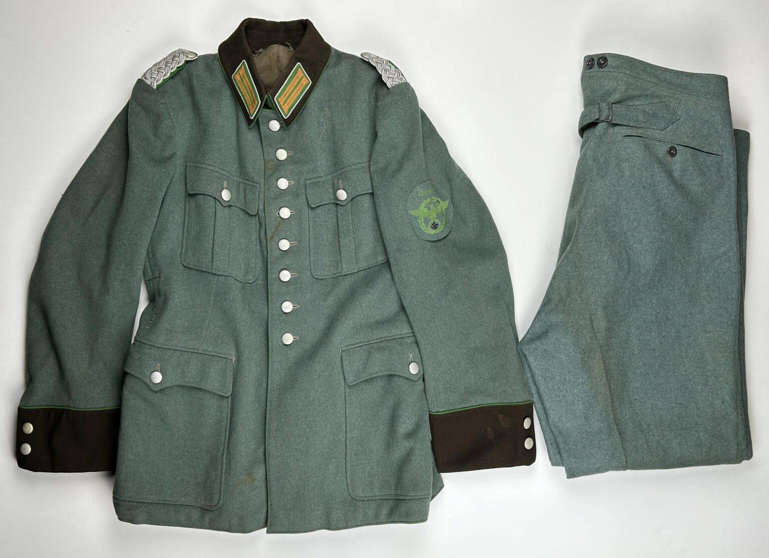 German Schutzpolizei (Protection Police) Major Uniform Grouping ...