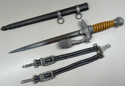 Complete 2nd Model Luftwaffe Dagger Set - (Robert Klass, Solingen)