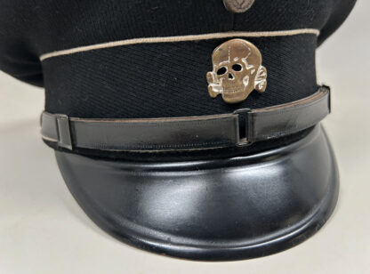 Allgemeine-SS RZM Visor Cap w/ RARE Cupal Assmann Skull - Image 3