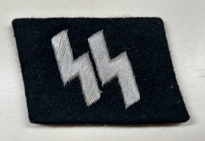 Waffen-SS Bullion Collar Tab for NCO - (Uniform Removed)