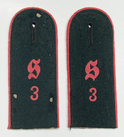 RARE Heer (Army) M36 Shoulderboard Set for (Panzer Schützen Regiment 3)