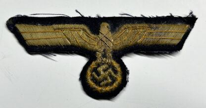 Kriegsmarine (Navy) Officer Breast Eagle in Bullion