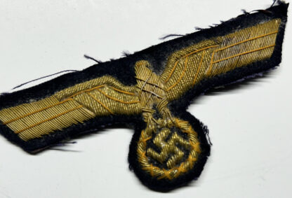 Kriegsmarine (Navy) Officer Breast Eagle in Bullion - Image 2