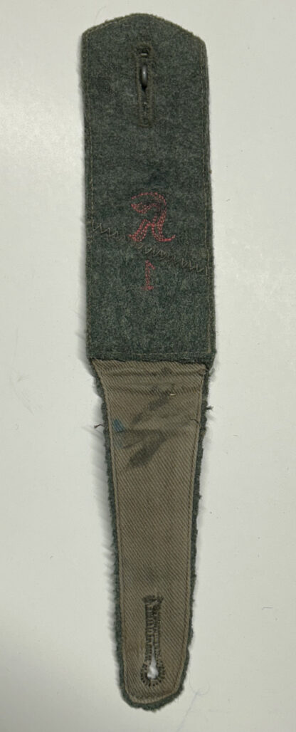 Early M36 Heer (Army) Shoulderboard for Kradschutzen Regiment 1 - Image 6