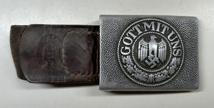 Early 1937 Dated Heer (Army) Belt Buckle - (Schmöle & Comp. Menden)