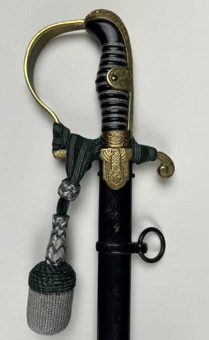 Early “Wrangel” Pattern #1693 Field Marshall Series Officers Sword – (Carl Eickhorn) w/ NCO Knot - Image 2