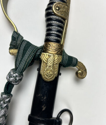 Early “Wrangel” Pattern #1693 Field Marshall Series Officers Sword – (Carl Eickhorn) w/ NCO Knot - Image 3