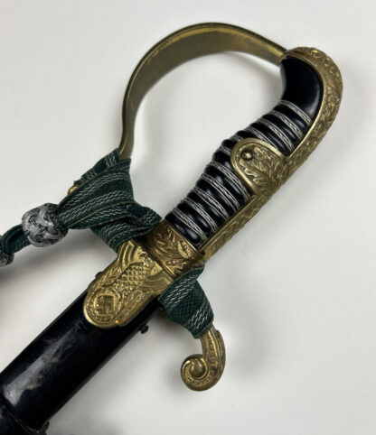 Early “Wrangel” Pattern #1693 Field Marshall Series Officers Sword – (Carl Eickhorn) w/ NCO Knot - Image 7