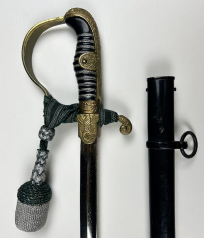 Early “Wrangel” Pattern #1693 Field Marshall Series Officers Sword – (Carl Eickhorn) w/ NCO Knot - Image 8