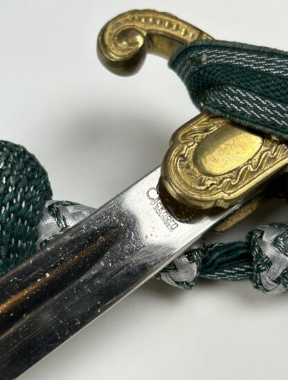 Early “Wrangel” Pattern #1693 Field Marshall Series Officers Sword – (Carl Eickhorn) w/ NCO Knot - Image 9