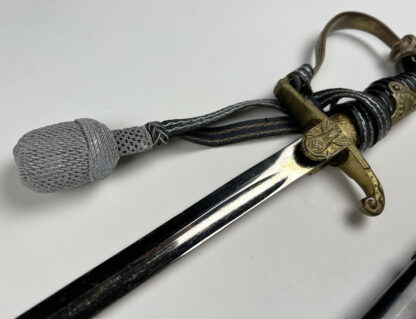 Third Reich Era "Lion Head" Officer Sword by (E. & F. Horster) w/ Officer Knot - Image 11