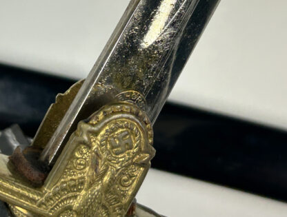 Third Reich Era "Lion Head" Officer Sword by (E. & F. Horster) w/ Officer Knot - Image 12