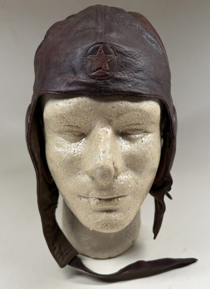 WWII Imperial Japanese Army (IJA) Flight Helmet w/ Cased Goggles - Image 23