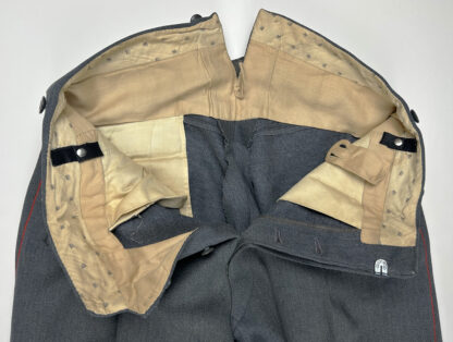 Heer (Army) Trousers Piped in Red for Artillery Officer - Image 9