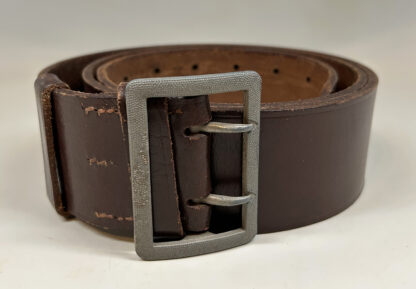 Brown Leather Wehrmacht (Luftwaffe/Army) Officer Double Claw Belt