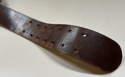 Brown Leather Wehrmacht (Luftwaffe/Army) Officer Double Claw Belt - Image 10