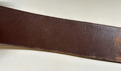 Brown Leather Wehrmacht (Luftwaffe/Army) Officer Double Claw Belt - Image 11