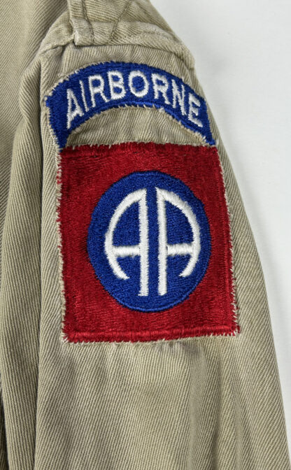 M1942 Paratrooper Jump Jacket w/ Period Applied 82nd Airborne Division Sleeve Insignia - Image 13