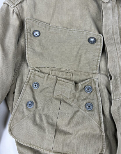 M1942 Paratrooper Jump Jacket w/ Period Applied 82nd Airborne Division Sleeve Insignia - Image 12