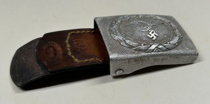 Early 1938 Luftwaffe Belt Buckle w/ Airfield Marking - (Franz Reischauer) - Image 4