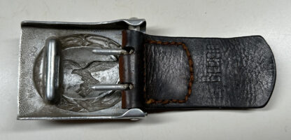 Early 1938 Luftwaffe Belt Buckle w/ Airfield Marking - (Franz Reischauer) - Image 7