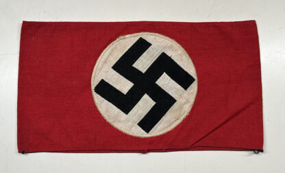 Early NSDAP Armband 'Weave Variant' w/ Name Tag