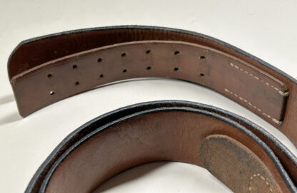 1937 Dated EM/NCO Belt Set w/ Buckle by (A.D. Baumeister) - Image 5