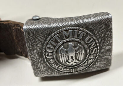 1937 Dated EM/NCO Belt Set w/ Buckle by (A.D. Baumeister) - Image 12