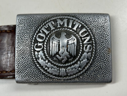 1939 Dated Heer (Army) EM/NCO Belt Buckle - (L. Gottlieb & Söhne) - Image 3