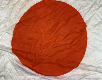 Japanese Army/Navy Pilot Bail Out Float Flag w/ Pole - Image 9