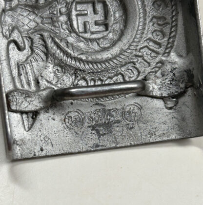 Waffen-SS EM/NCO Belt Buckle "RZM 36/42 SS" - (Overhoff& Cie) - Image 6