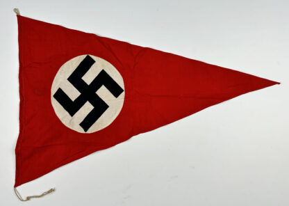 Large NSDAP Pennant w/ Original Rope Ties