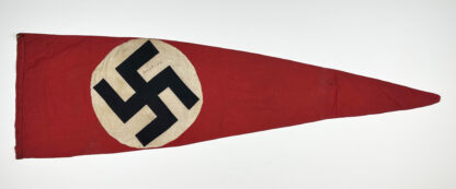 Large Early NSDAP Pennant w/ Veterans Name