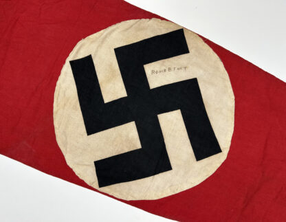 Large Early NSDAP Pennant w/ Veterans Name - Image 2