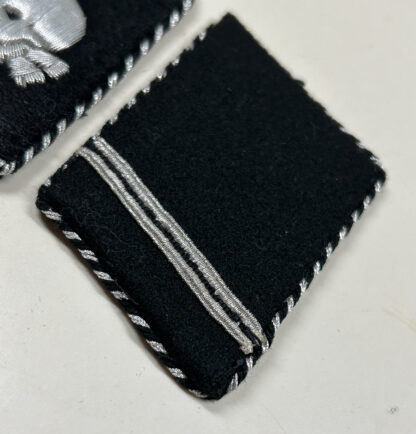 RARE Early SS-Totenkopfverbände Collar Tab Set - (Uniform Removed) - Image 6