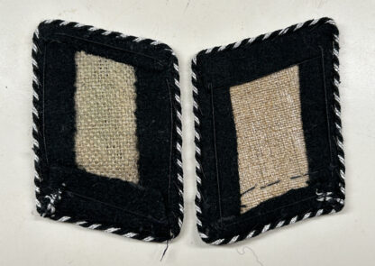 RARE Early SS-Totenkopfverbände Collar Tab Set - (Uniform Removed) - Image 7