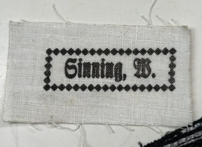 Amazing Flatwire SS-Schule Tölz Cufftitle w/ Items and SS Officer Identification - Image 5