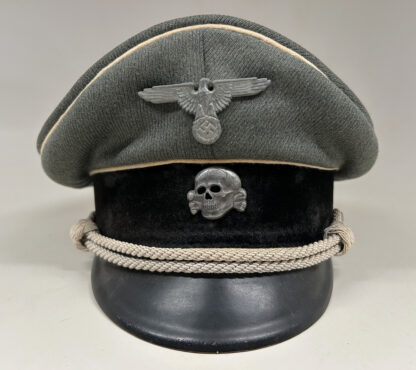 RARE Untouched Waffen-SS Officer Visor ‘Schirmmütze’ - (Double Marked Erel)