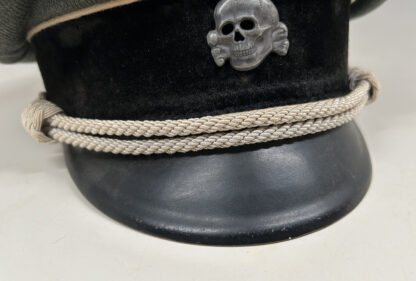 RARE Untouched Waffen-SS Officer Visor ‘Schirmmütze’ - (Double Marked Erel) - Image 3