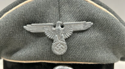 RARE Untouched Waffen-SS Officer Visor ‘Schirmmütze’ - (Double Marked Erel) - Image 5