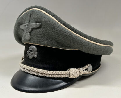 RARE Untouched Waffen-SS Officer Visor ‘Schirmmütze’ - (Double Marked Erel) - Image 12