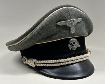 RARE Untouched Waffen-SS Officer Visor ‘Schirmmütze’ - (Double Marked Erel) - Image 11