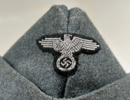 RARE Waffen-SS Overseas Cap for NCO w/ Flatwire Insignia - Image 4