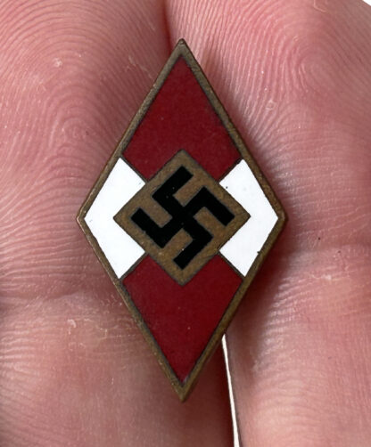 Early Hitlerjugend (Hitler Youth) Membership Pin - Image 3