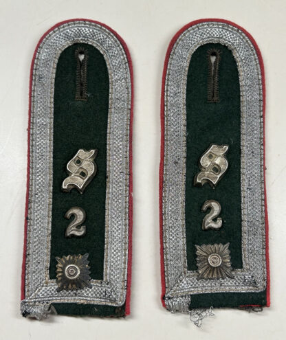 Early Set of M36 Panzer Schutzen Regiment '6' NCO Shoulder Boards