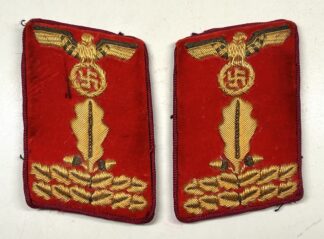 NSDAP Gauleitung Leader (Head Zone Leader) Collar Tab Set for Hauptabschnittsleiter