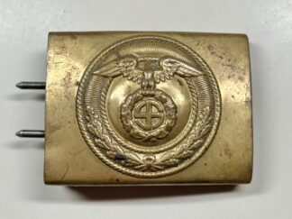 Early SA “Sun-Wheel” Swastika Belt Buckle